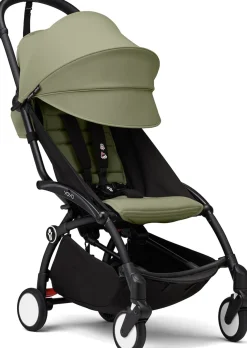 Stokke YOYO3 Ultra Compact 6+ Stroller (One Box) - Black / Olive