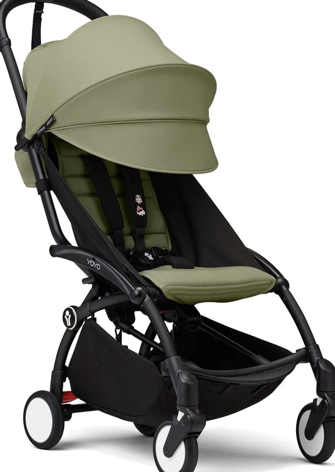 Stokke YOYO3 Ultra Compact 6+ Stroller (One Box) - Black / Olive
