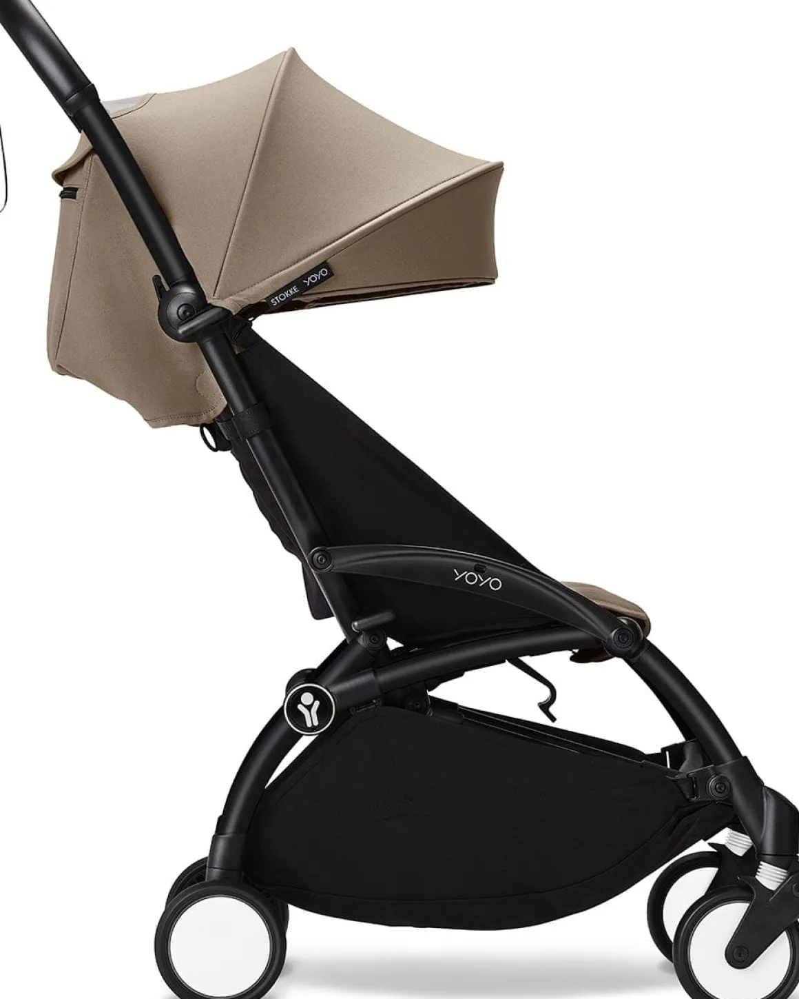 Stokke YOYO3 Ultra Compact 6+ Stroller (One Box) - Black / Taupe