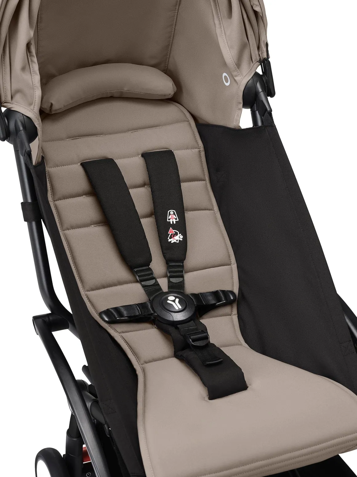 Stokke YOYO3 Ultra Compact 6+ Stroller (One Box) - Black / Taupe