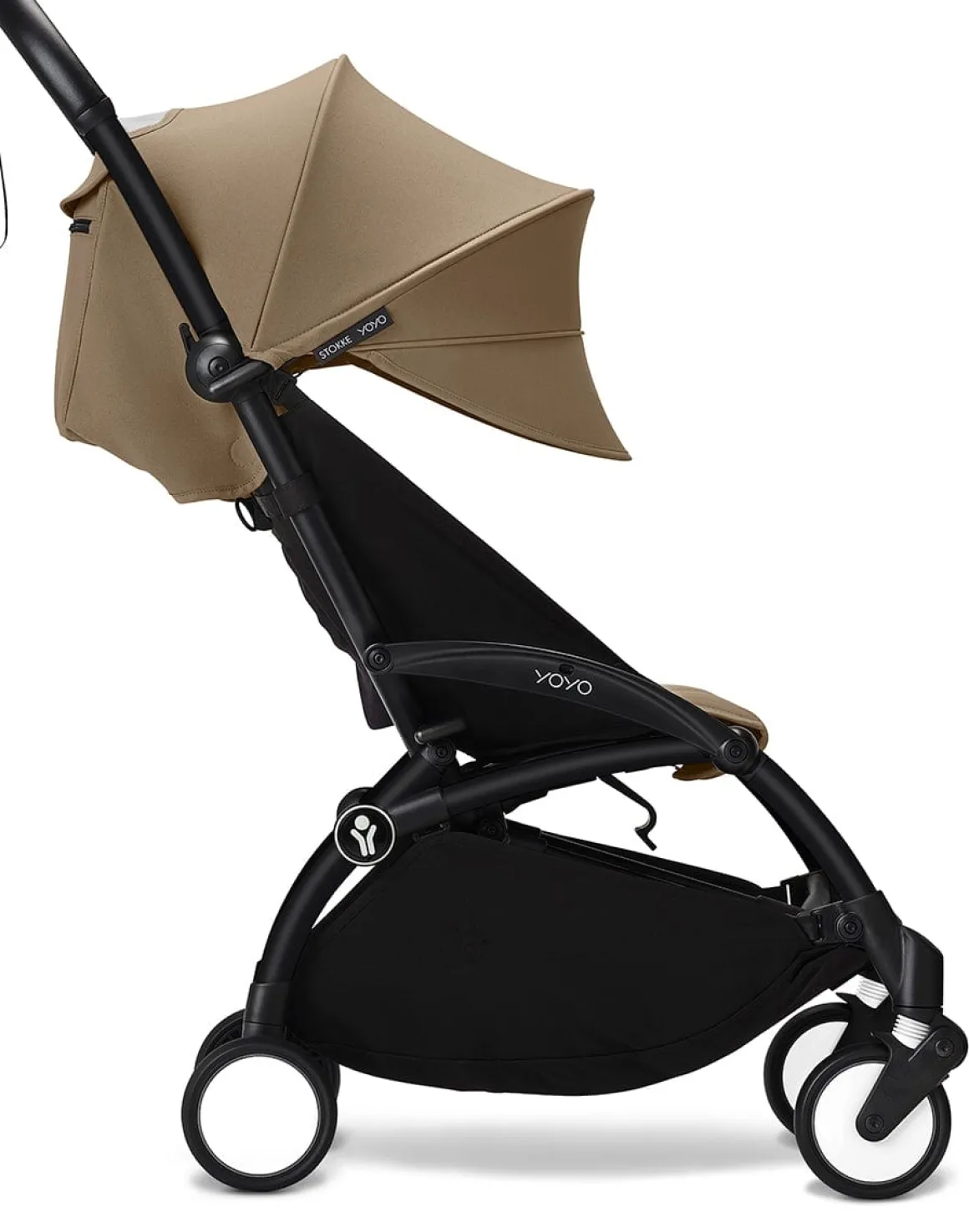 Stokke YOYO3 Ultra Compact 6+ Stroller (One Box) - Black / Toffee