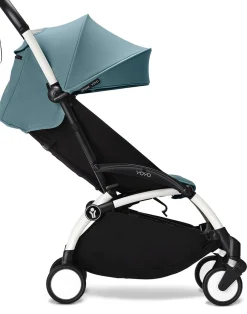 Stokke YOYO3 Ultra Compact 6+ Stroller (One Box) - White / Aqua