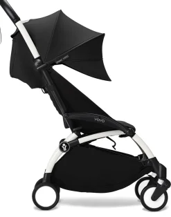 Stokke YOYO3 Ultra Compact 6+ Stroller (One Box) - White / Black