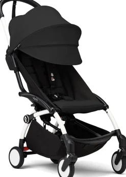 Stokke YOYO3 Ultra Compact 6+ Stroller (One Box) - White / Black