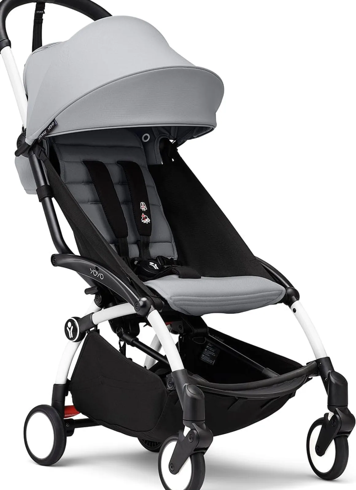 Stokke YOYO3 Ultra Compact 6+ Stroller (One Box) - White / Stone