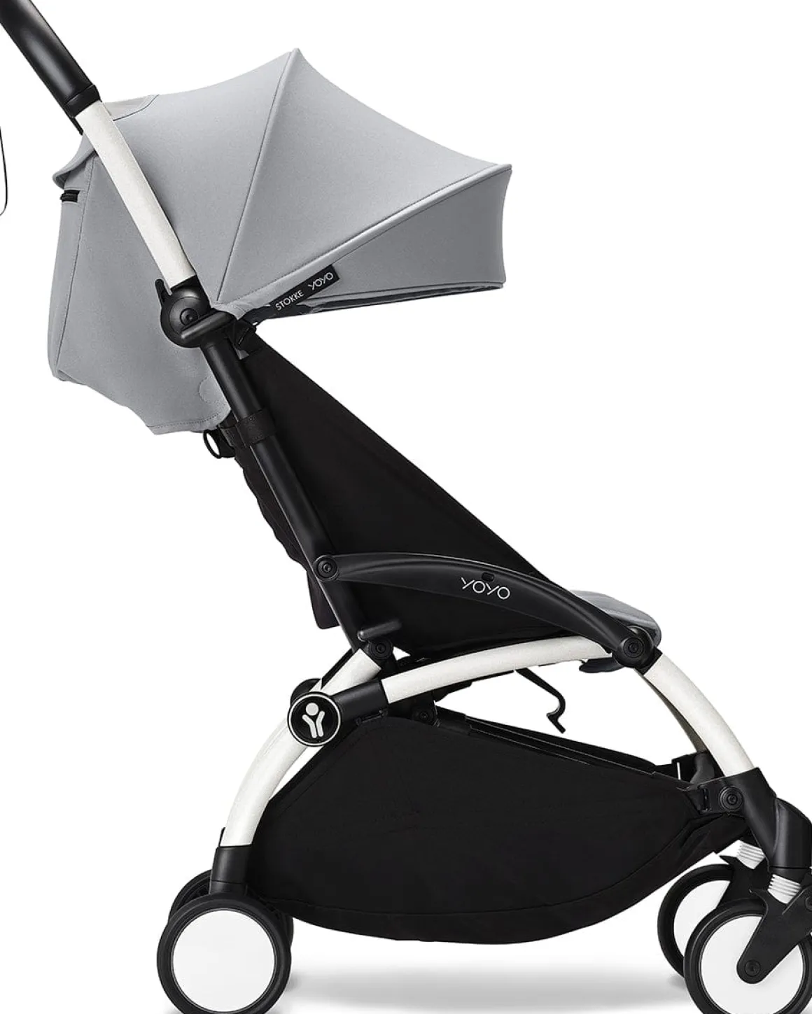 Stokke YOYO3 Ultra Compact 6+ Stroller (One Box) - White / Stone