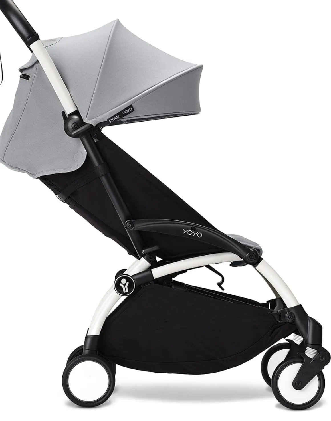 Stokke YOYO3 Ultra Compact 6+ Stroller (One Box) - White / Stone