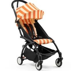 Stokke YOYO3 Ultra Compact 6+ Stroller (Riviera Limited Edition) - Black / Capri