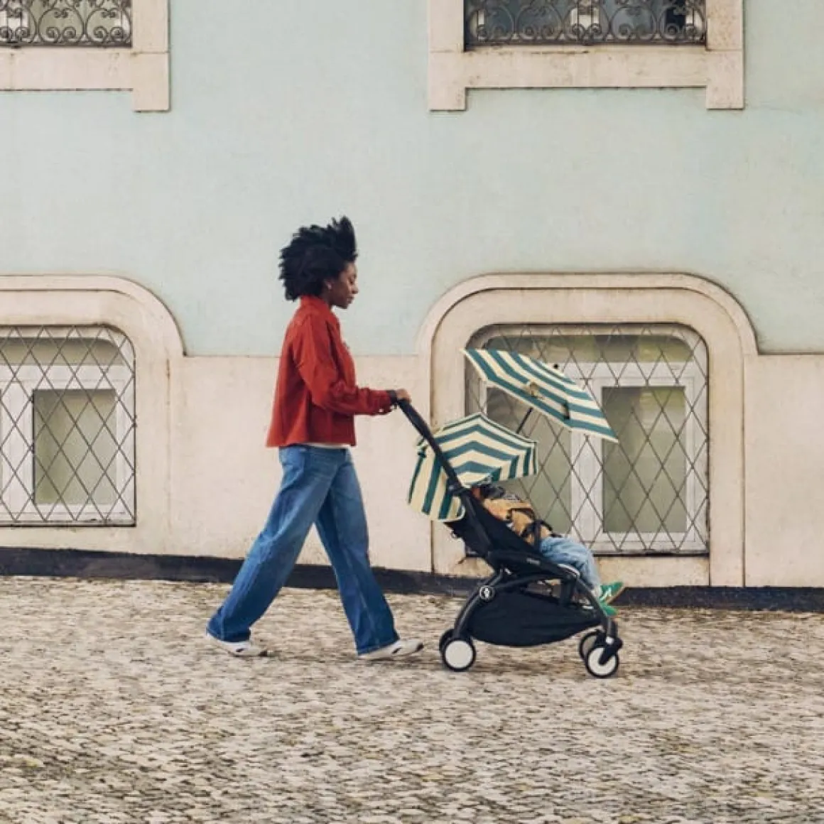 Stokke YOYO3 Ultra Compact 6+ Stroller (Riviera Limited Edition) - Black / Monaco