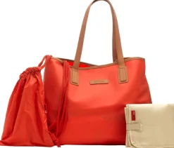Storksak Ariel Tote Diaper Bag - Coral