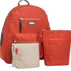 Storksak Charlie Backpack Diaper Bag - Burnt Orange