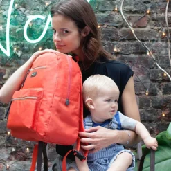 Storksak Charlie Backpack Diaper Bag - Burnt Orange