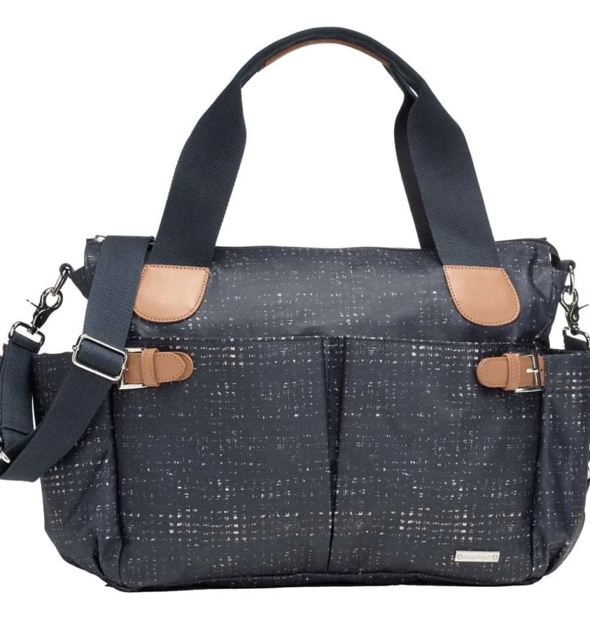 Storksak Kay Diaper Bag - Crosshatch Navy