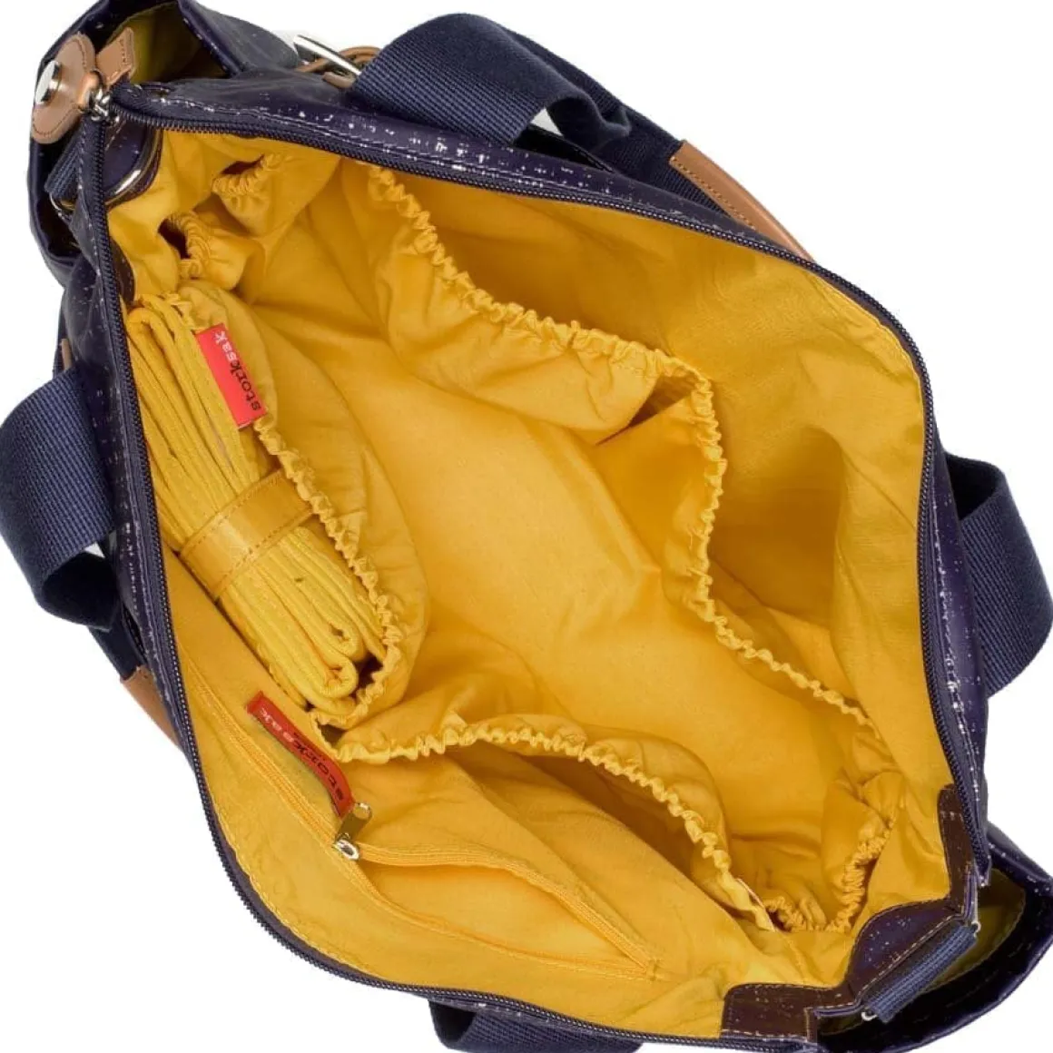 Storksak Kay Diaper Bag - Crosshatch Navy