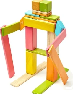 Tegu 24 Piece Magnetic Blocks Set - Tegu Tints