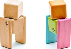Tegu Pocket Pouch 8 Piece Magnetics Blocks - Natural