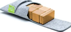 Tegu Pocket Pouch 8 Piece Magnetics Blocks - Natural