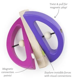 Tegu Swivel Bug - Pink & Purple