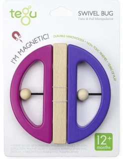 Tegu Swivel Bug - Pink & Purple