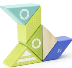 Tegu Travel Pals 6 Piece Magnetic Blocks - Spaceship