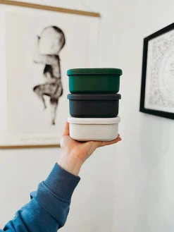 The Dearest Grey Mini Bento Box - Emerald
