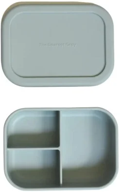 The Dearest Grey Silicone Bento Box - Cloud