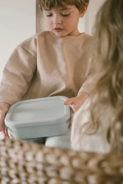 The Dearest Grey Silicone Bento Box - Cloud
