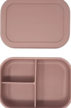 The Dearest Grey Silicone Bento Box - Rosewood