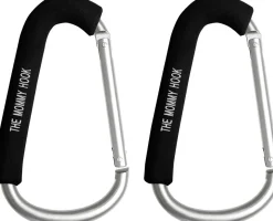 The Mommy Hook, 2 Pack - Black/Silver