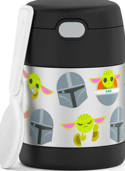Thermos FUNtainer Licensed Stainless Steel Food Jar, 10oz - Mandalorian