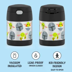 Thermos FUNtainer Licensed Stainless Steel Food Jar, 10oz - Mandalorian