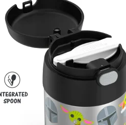 Thermos FUNtainer Licensed Stainless Steel Food Jar, 10oz - Mandalorian