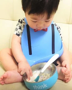 ThinkBaby The Complete BPA Free Feeding Set - Light Blue