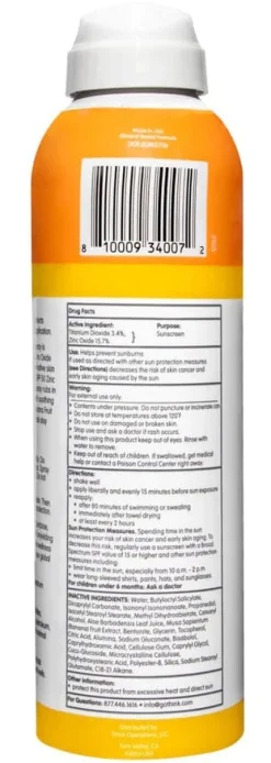 ThinkSport Kids All Sheer Mineral Sunscreen Spray SPF 50, 6oz