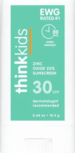 Thinksport Kids Sunscreen Stick, 10ml