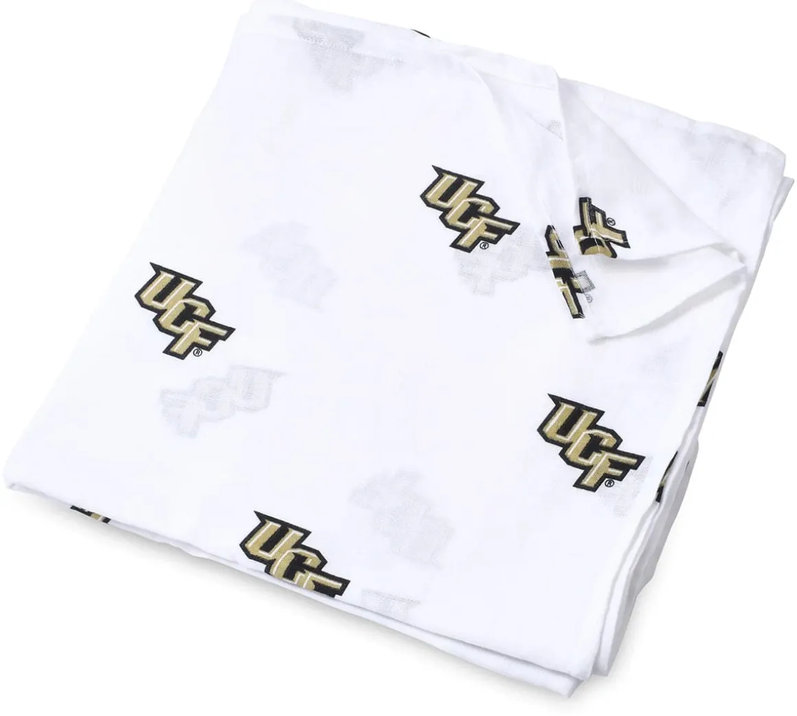 Three Little Anchors College Swaddle Blanket - Central Florida Golden Knights