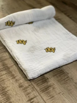 Three Little Anchors College Swaddle Blanket - Central Florida Golden Knights