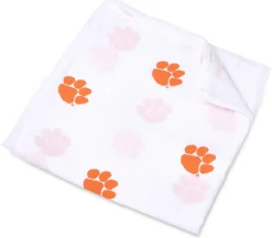Three Little Anchors College Swaddle Blanket - Clemson Tigers