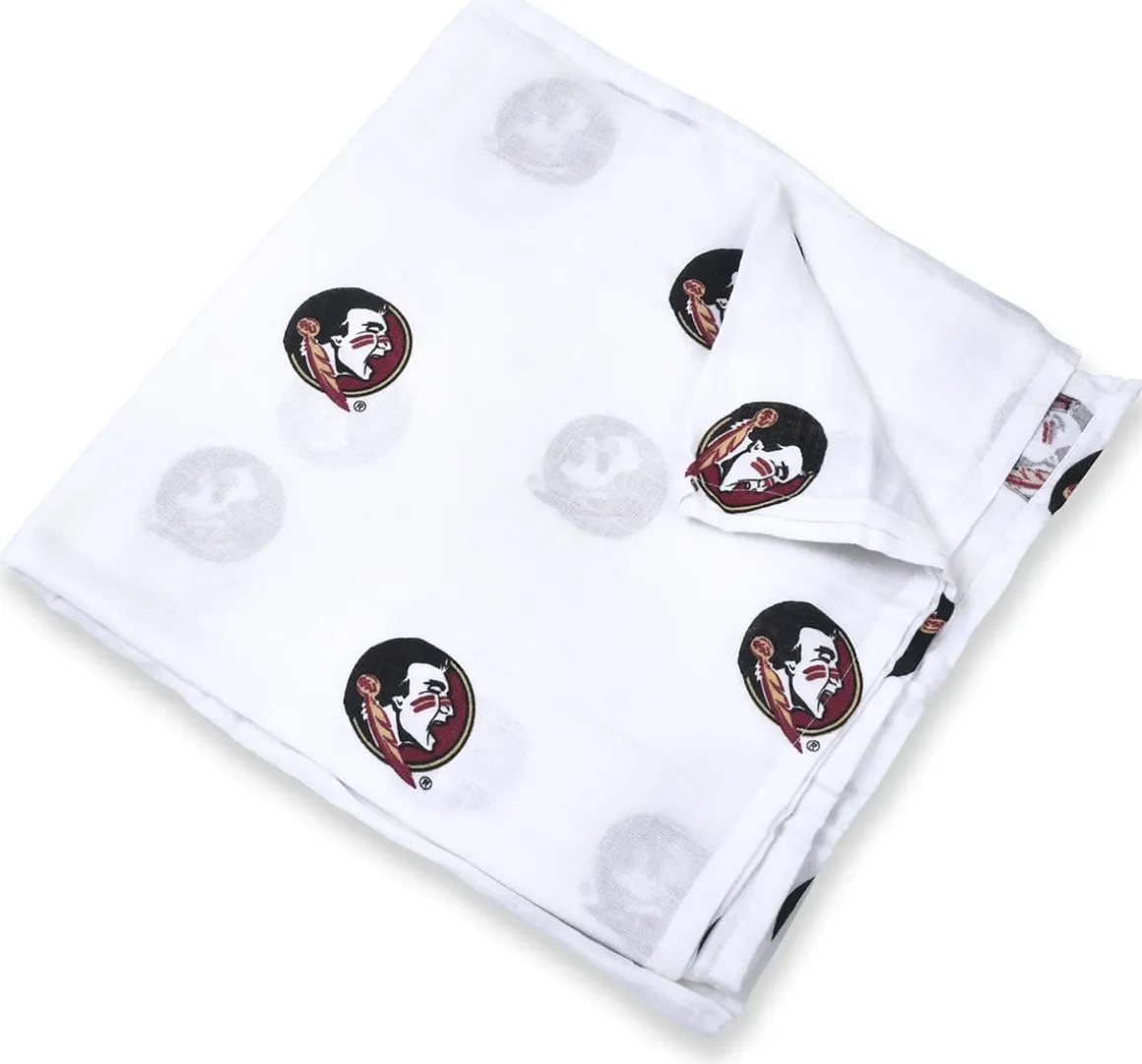 Three Little Anchors College Swaddle Blanket - Florida State Seminoles