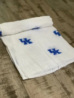 Three Little Anchors College Swaddle Blanket - Kentucky Wildcats