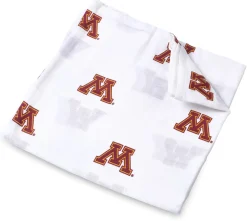 Three Little Anchors College Swaddle Blanket - Minnesota Golden Gophers