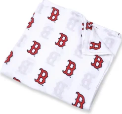 Three Little Anchors MLB Swaddle Blanket - Boston Red Sox