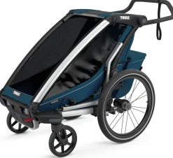 Thule Chariot Cross 1 Multisport Trailer + Stroller - Majolica Blue