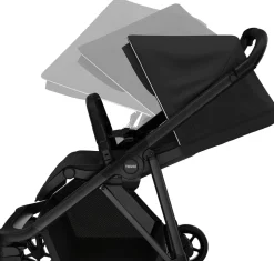 Thule Shine Stroller + Bassinet Bundle - Black / Black