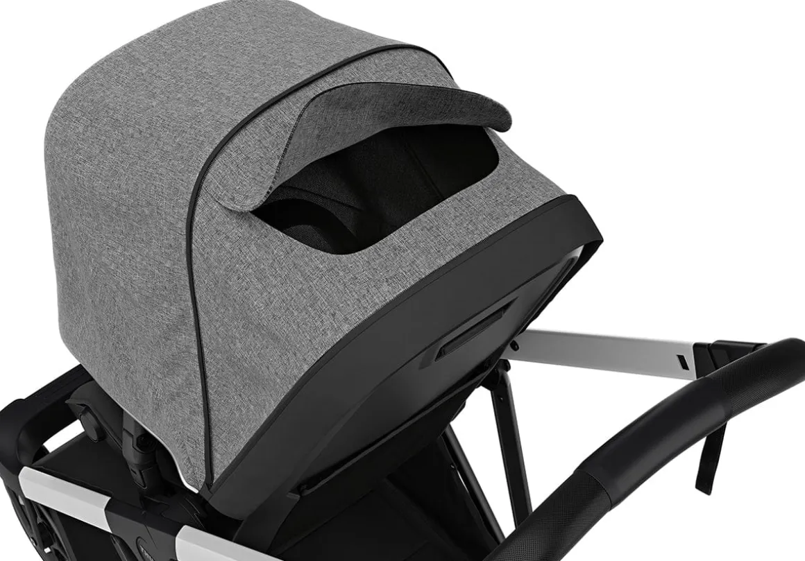 Thule Shine Stroller + Bassinet Bundle - Grey Melange / Black