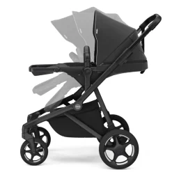 Thule Sleek 2 Double Stroller + Bassinet Bundle - Black