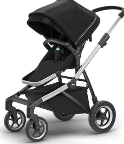 Thule Sleek Single-to-Double Stroller - Midnight Black