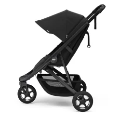 Thule Spring 2 Compact All-Terrain Stroller + Bassinet Bundle - Black