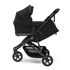 Thule Spring 2 Compact All-Terrain Stroller + Bassinet Bundle - Black