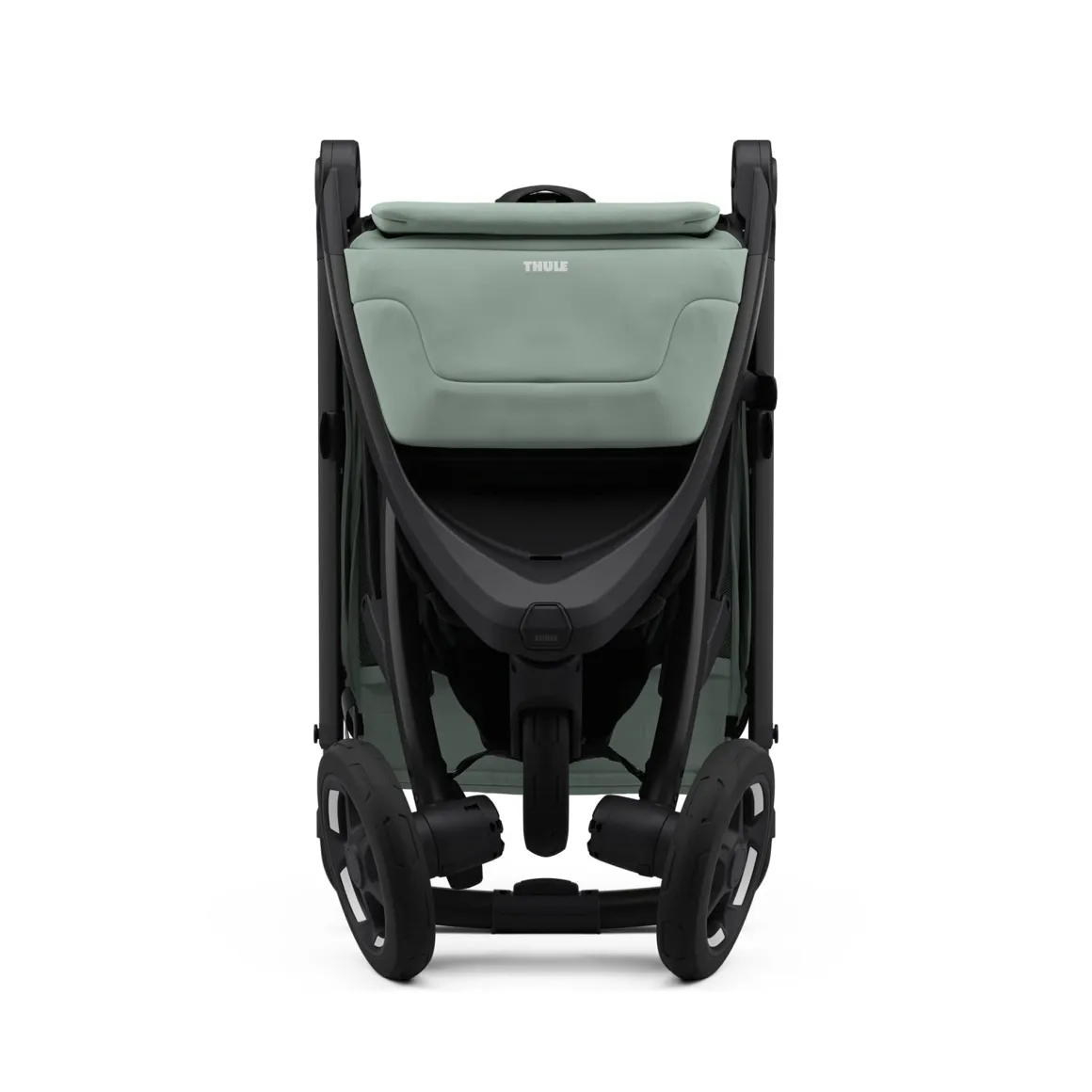 Thule Spring 2 Compact All-Terrain Stroller + Bassinet Bundle - Mist Green / Black